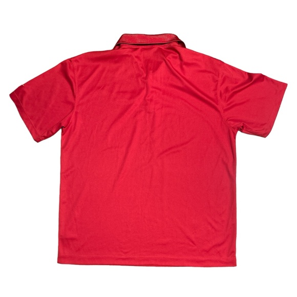 Nike Golf Red Polo Dri-Fit Embroidered Budweiser & Nike Logo on Sleeve Size XL - Picture 5 of 5